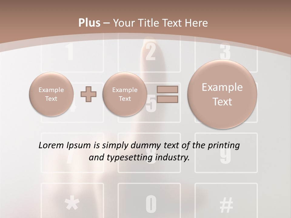 Inside Push Swerve PowerPoint Template