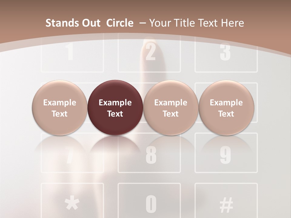 Inside Push Swerve PowerPoint Template