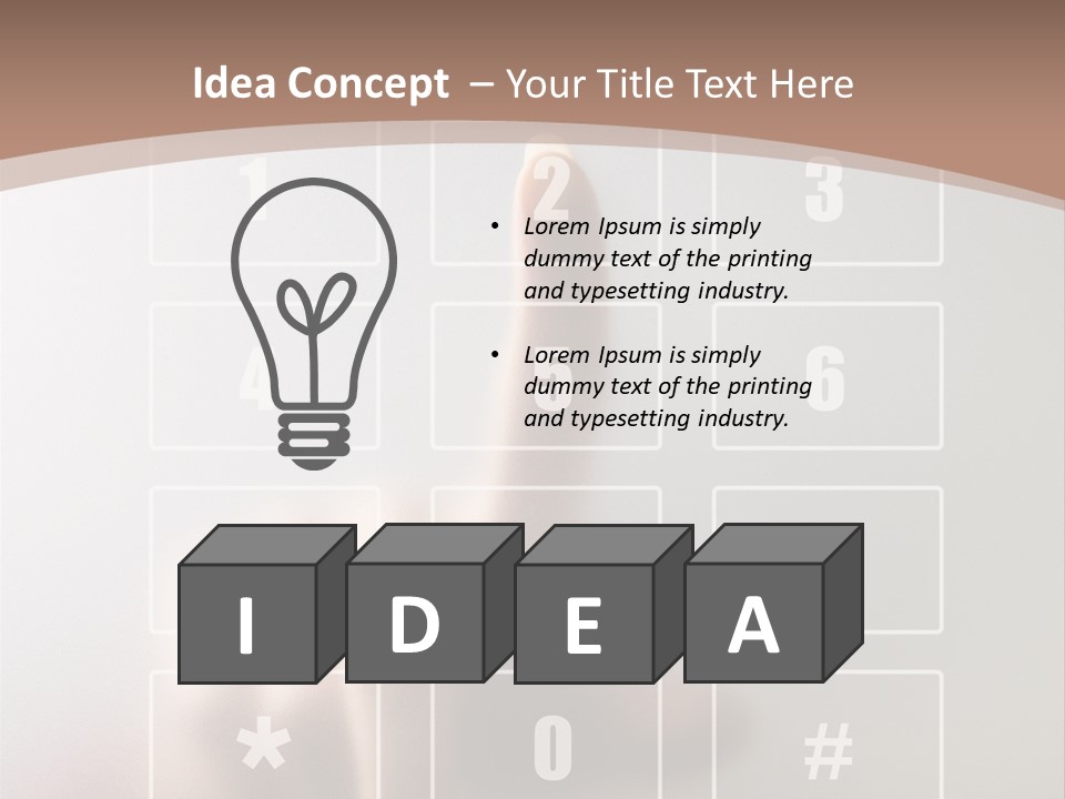Inside Push Swerve PowerPoint Template