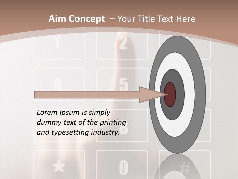 Inside Push Swerve PowerPoint Template