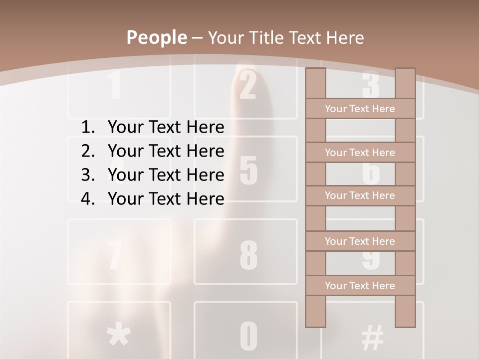Inside Push Swerve PowerPoint Template