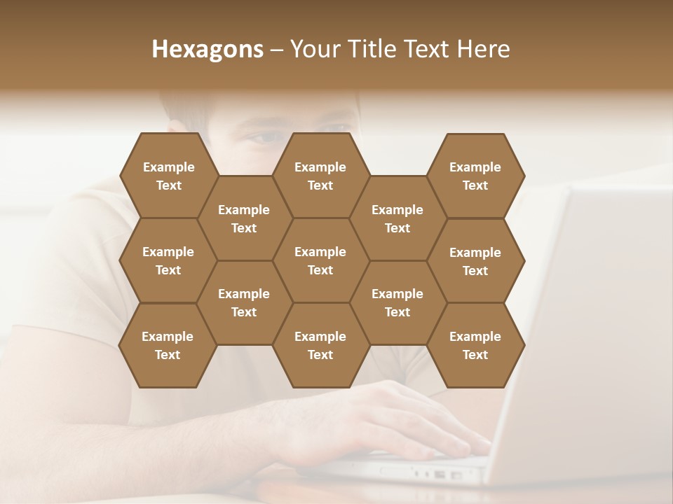 Typing Happy Notebook PowerPoint Template