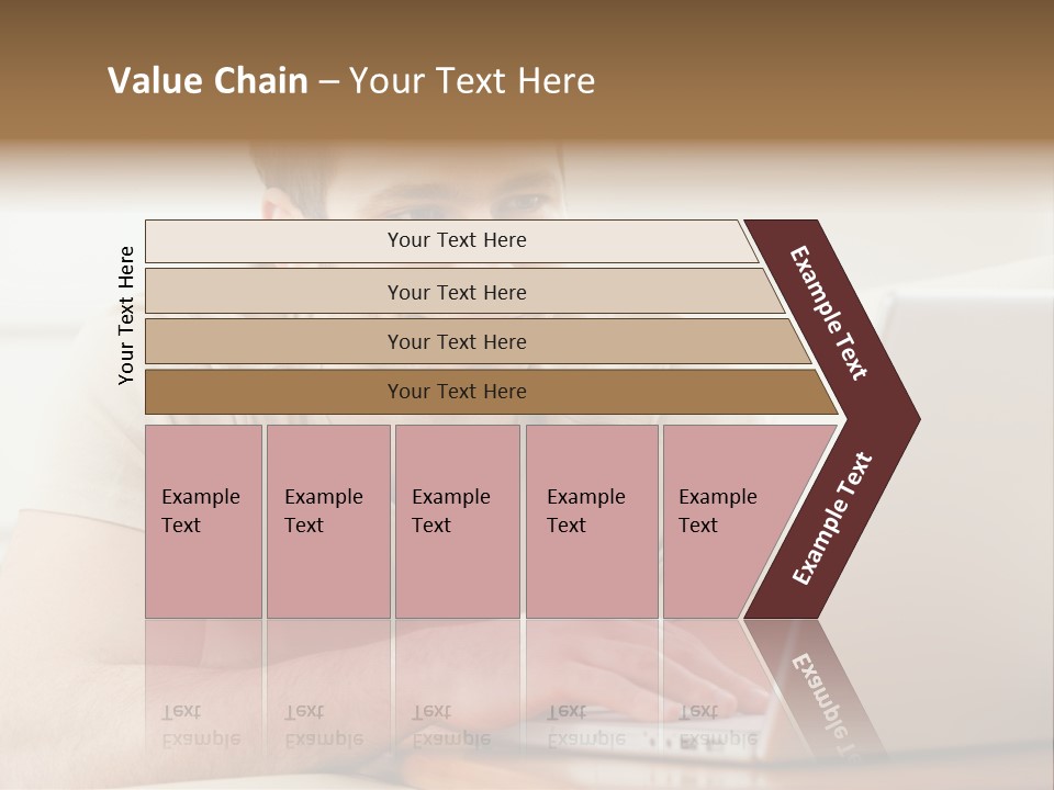 Typing Happy Notebook PowerPoint Template