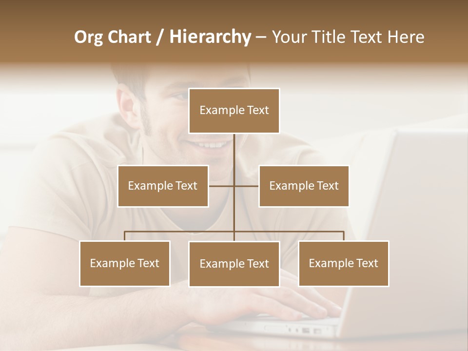 Typing Happy Notebook PowerPoint Template