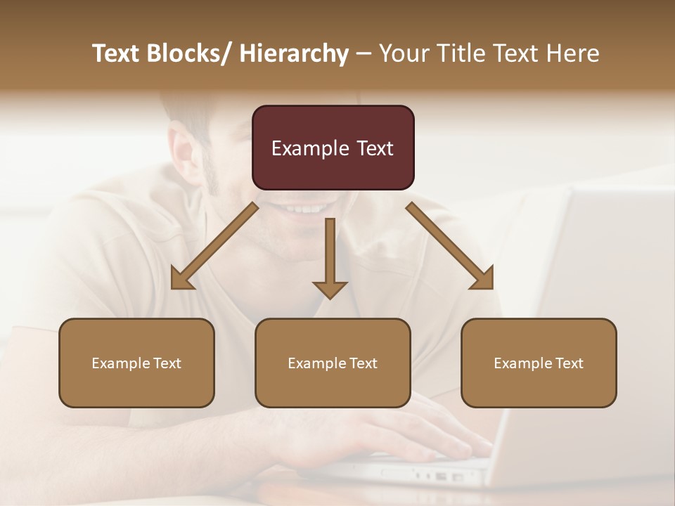 Typing Happy Notebook PowerPoint Template