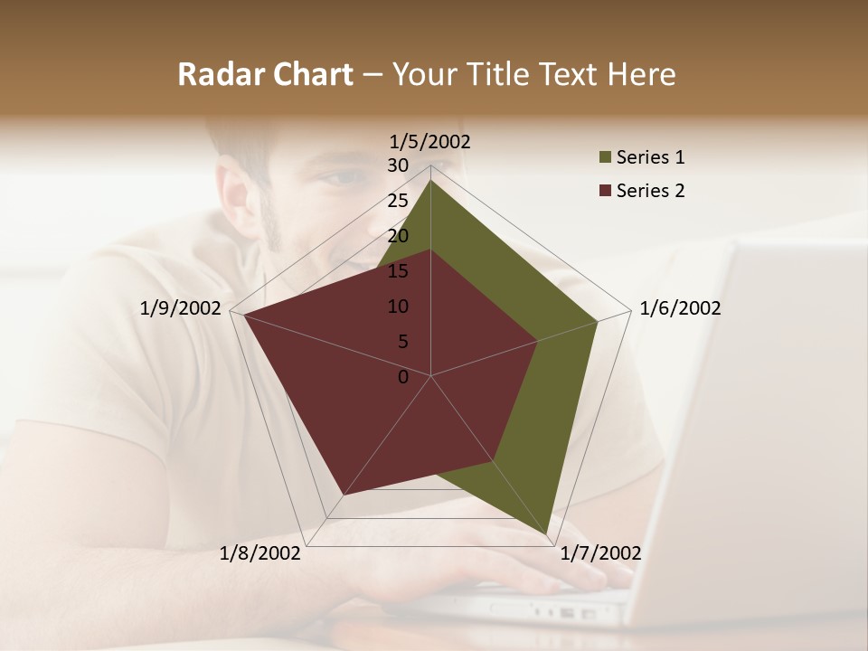 Typing Happy Notebook PowerPoint Template