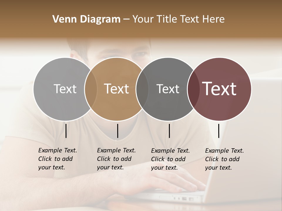 Typing Happy Notebook PowerPoint Template