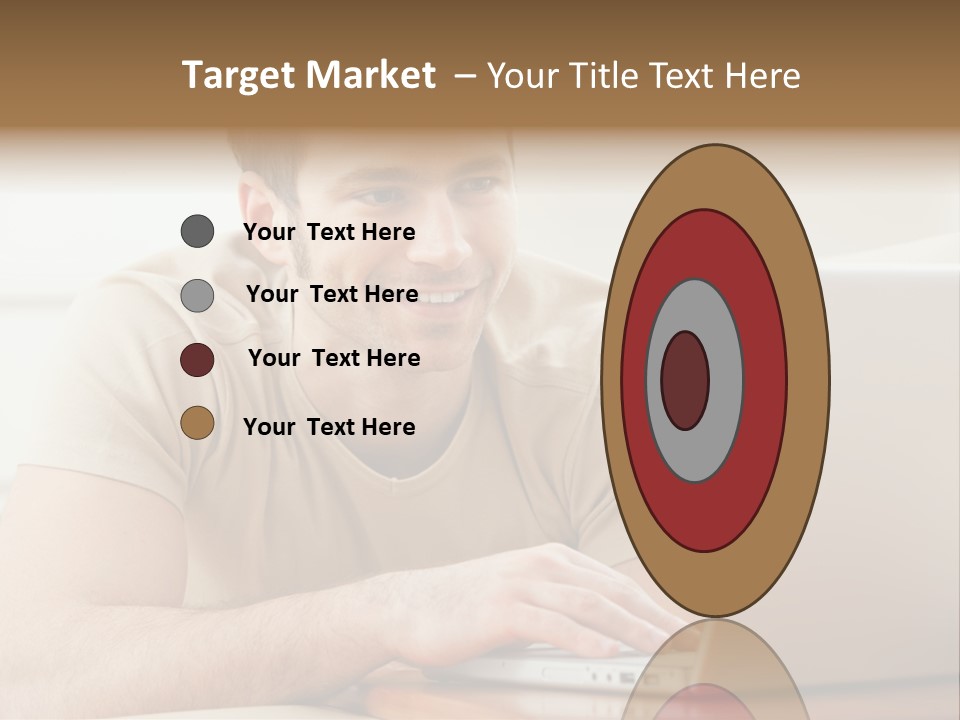 Typing Happy Notebook PowerPoint Template