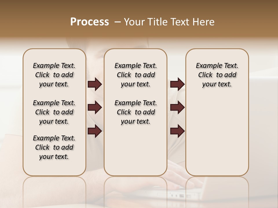 Typing Happy Notebook PowerPoint Template