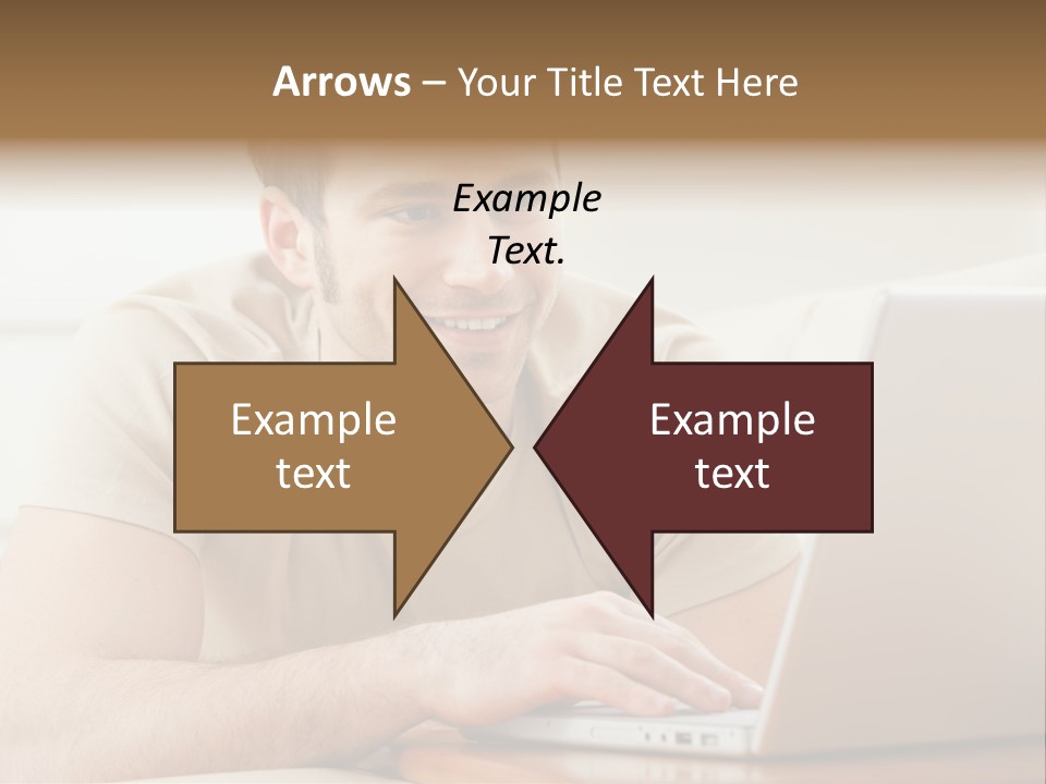 Typing Happy Notebook PowerPoint Template
