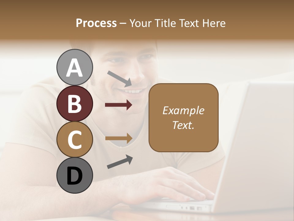 Typing Happy Notebook PowerPoint Template