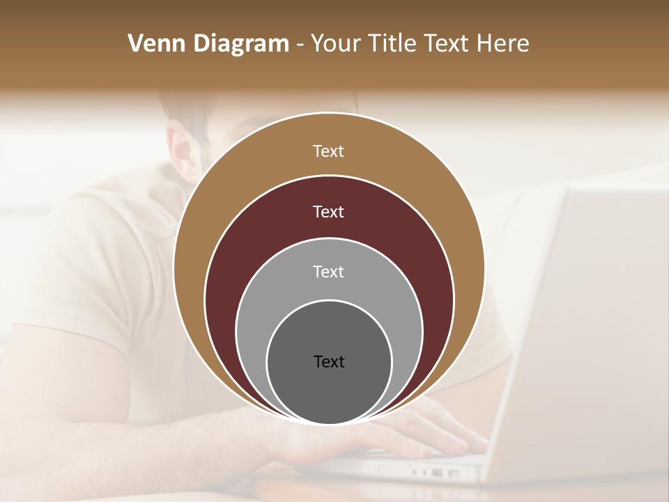 Typing Happy Notebook PowerPoint Template