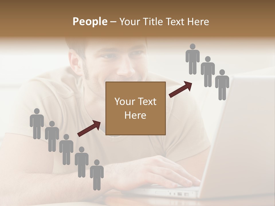 Typing Happy Notebook PowerPoint Template