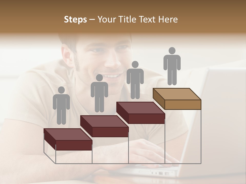 Typing Happy Notebook PowerPoint Template