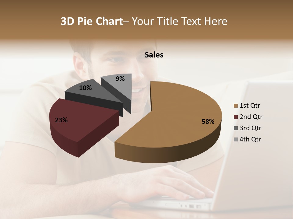 Typing Happy Notebook PowerPoint Template