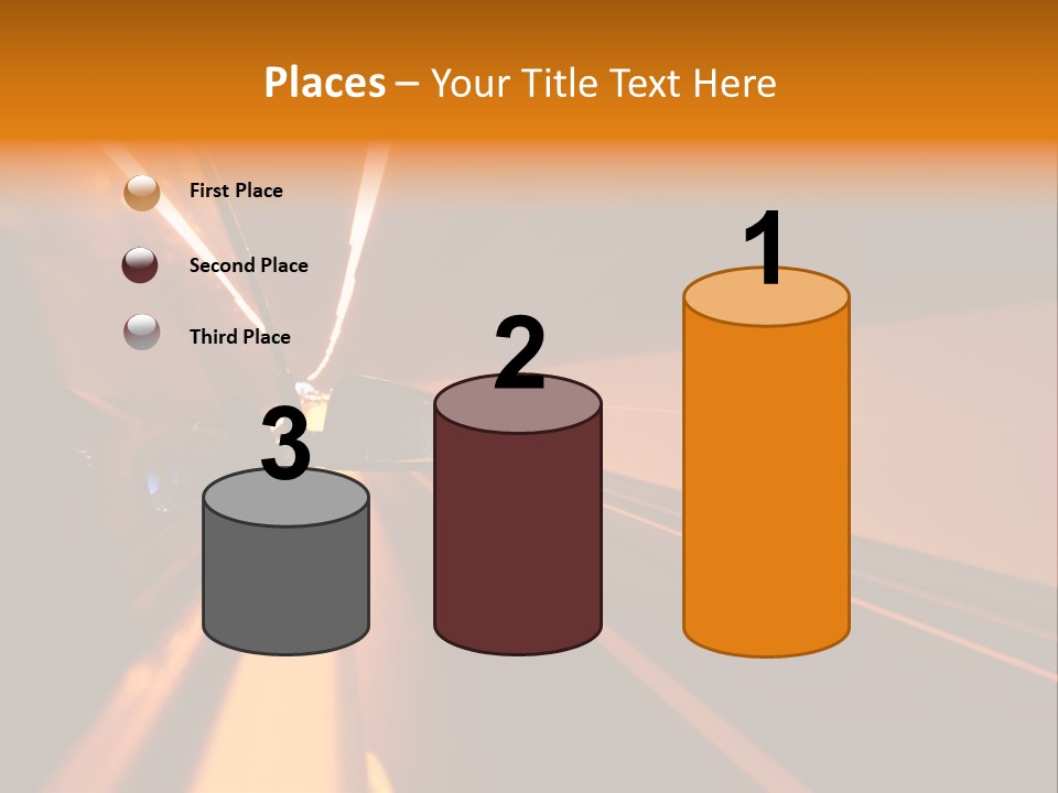 Light Blur Night PowerPoint Template