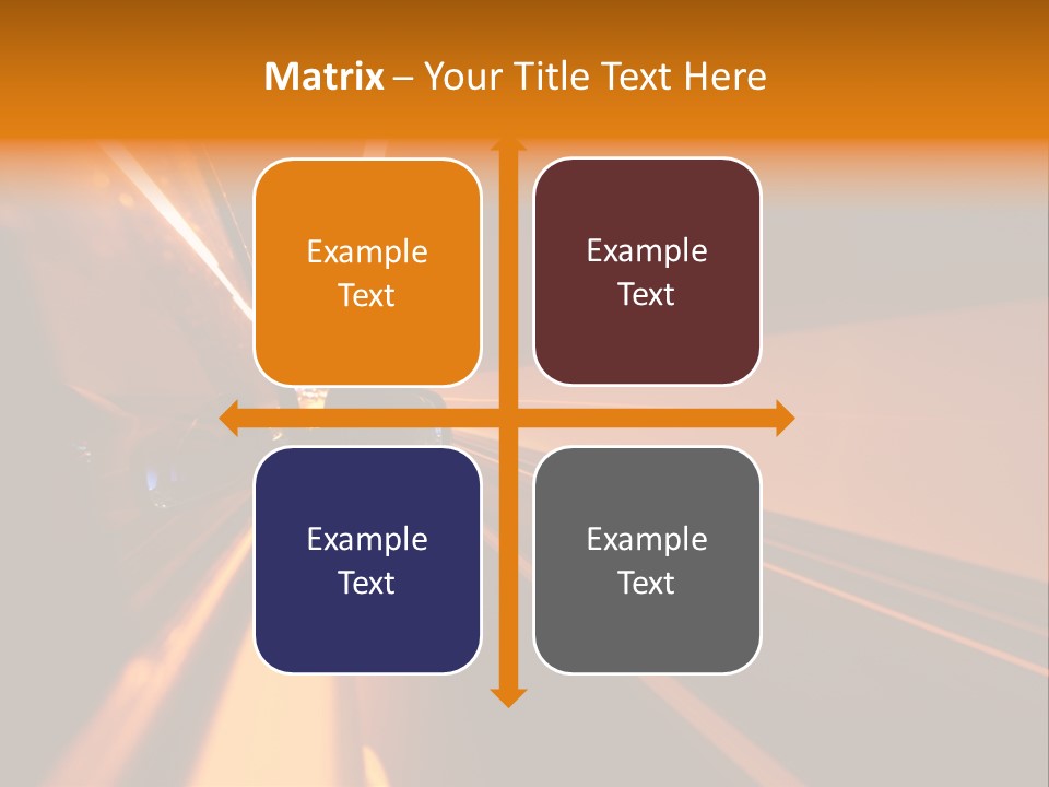 Light Blur Night PowerPoint Template