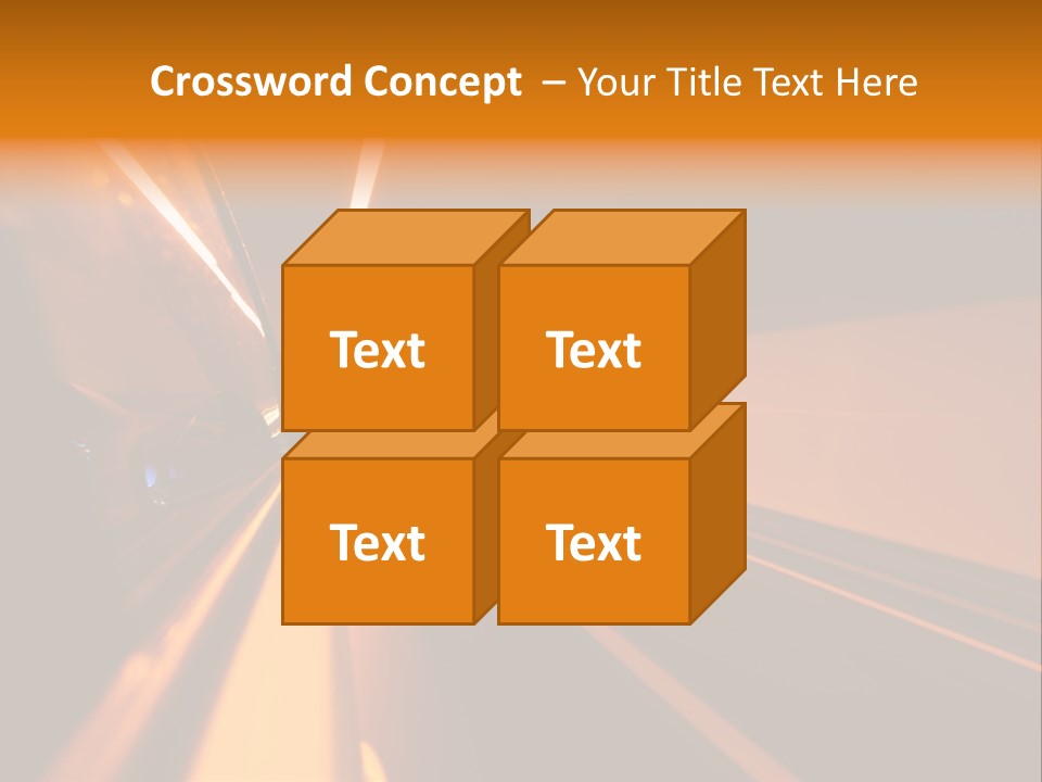Light Blur Night PowerPoint Template