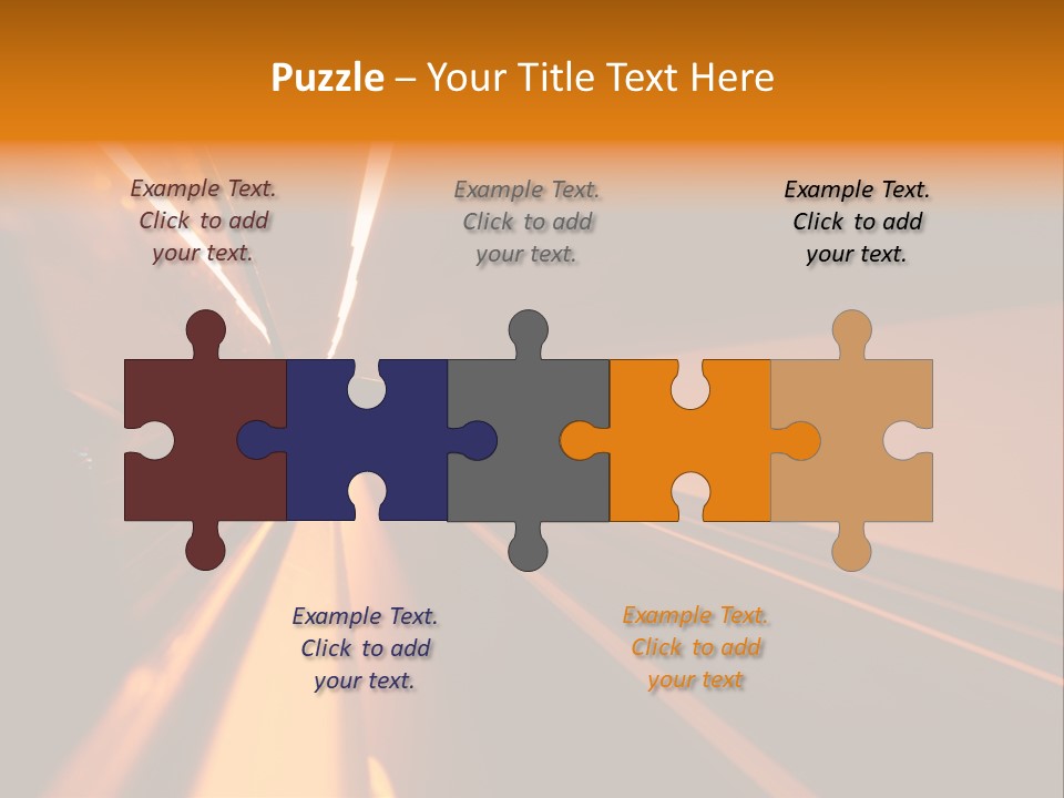 Light Blur Night PowerPoint Template