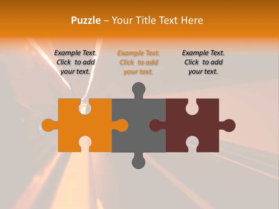 Light Blur Night PowerPoint Template