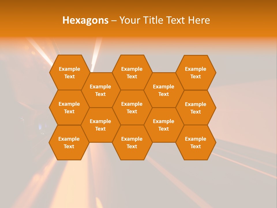 Light Blur Night PowerPoint Template