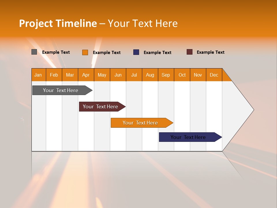 Light Blur Night PowerPoint Template