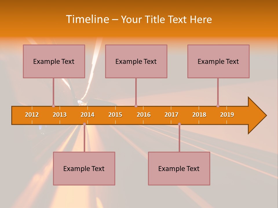 Light Blur Night PowerPoint Template