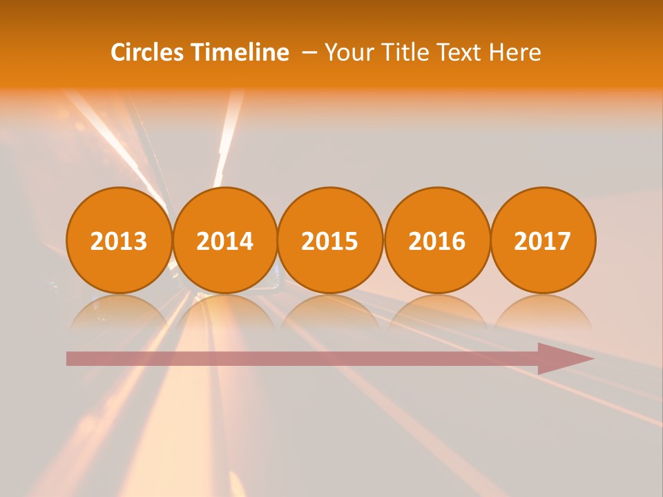 Light Blur Night PowerPoint Template