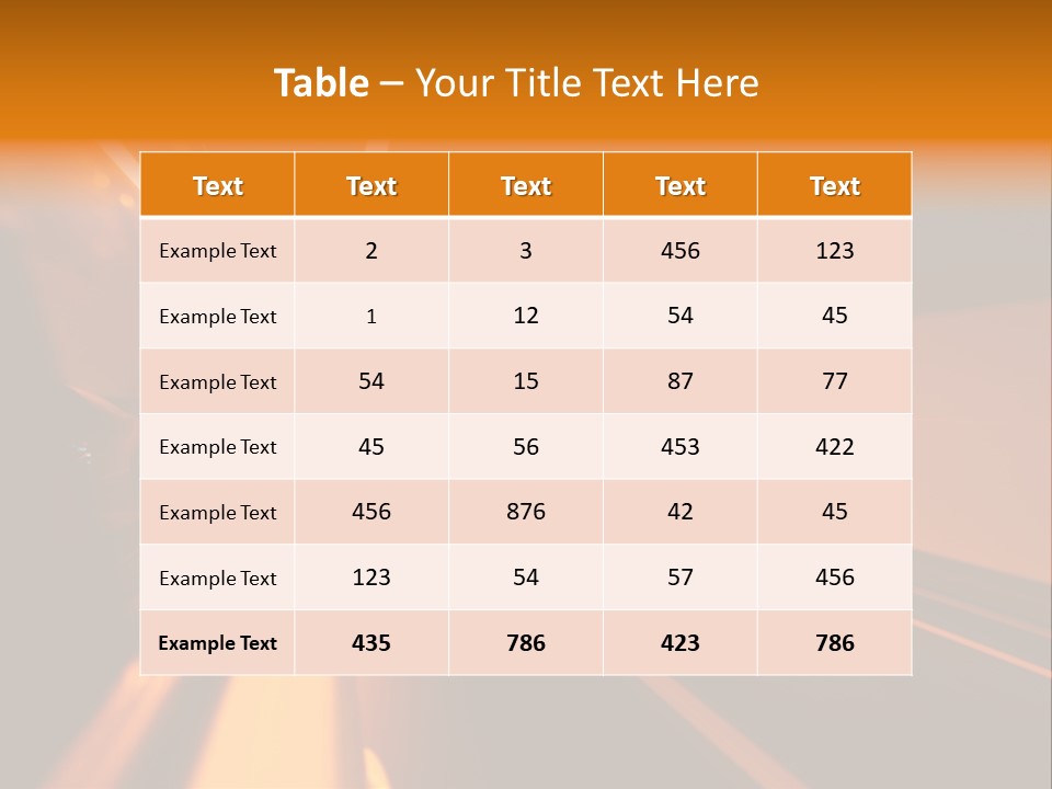 Light Blur Night PowerPoint Template