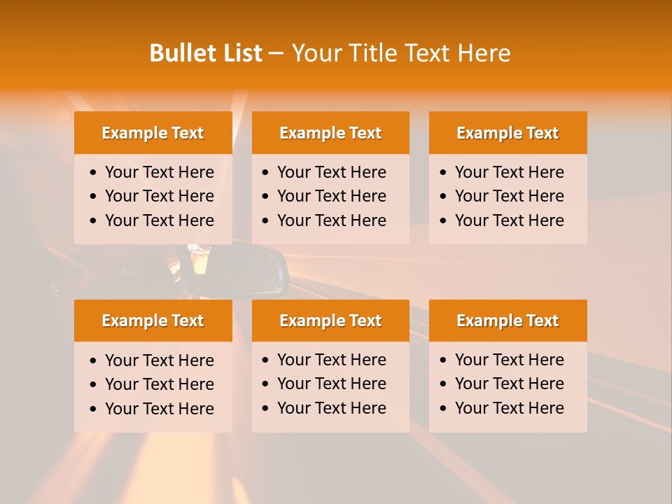 Light Blur Night PowerPoint Template