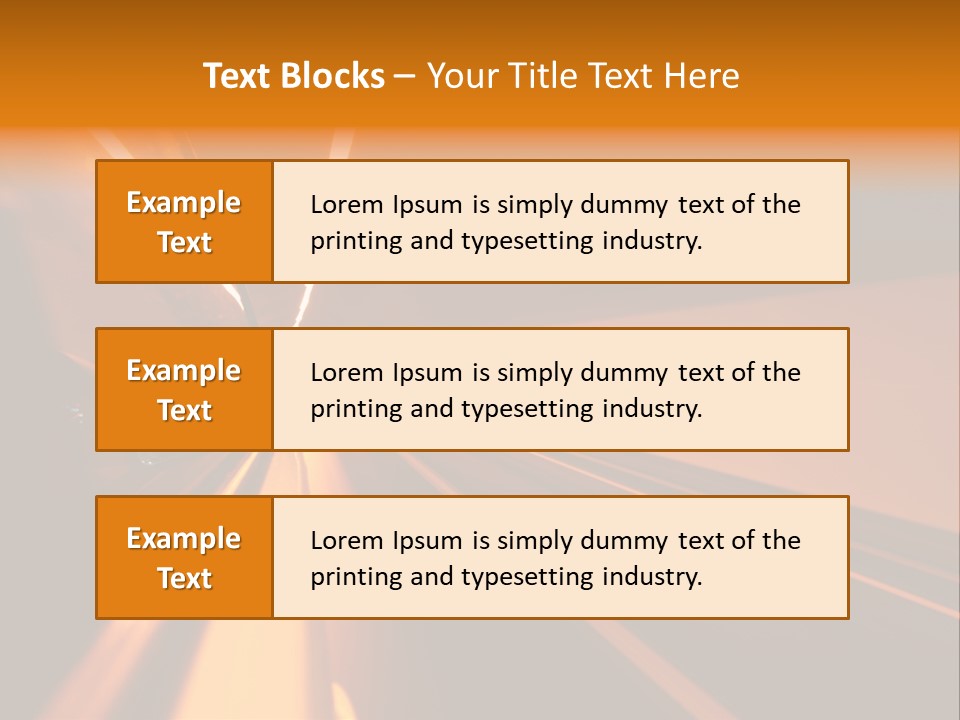 Light Blur Night PowerPoint Template