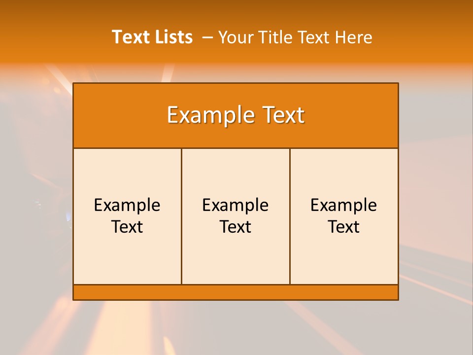 Light Blur Night PowerPoint Template