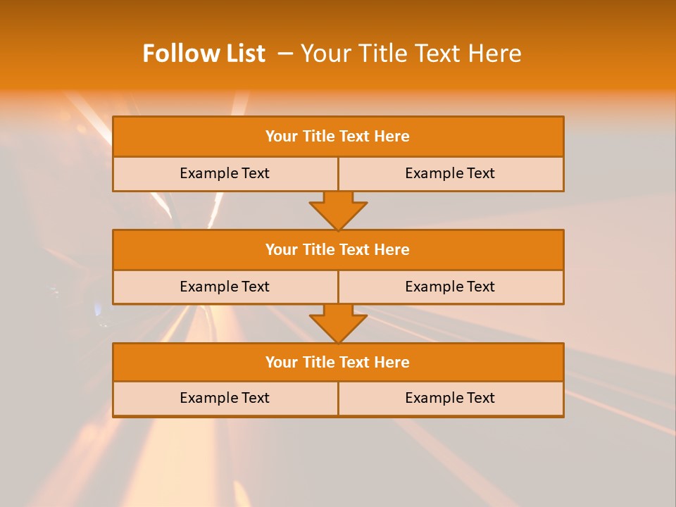 Light Blur Night PowerPoint Template
