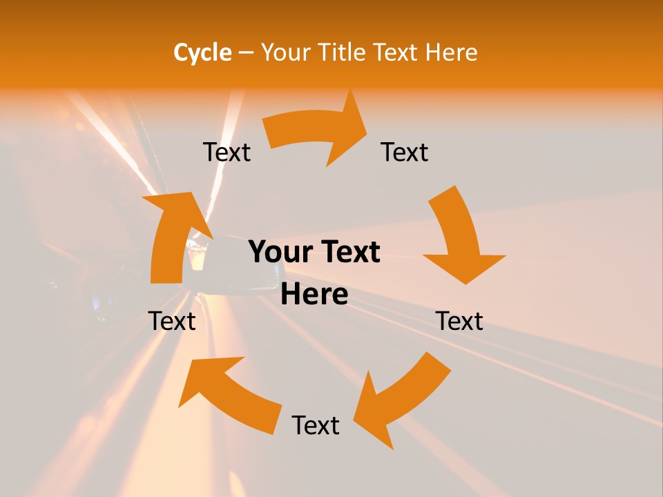 Light Blur Night PowerPoint Template