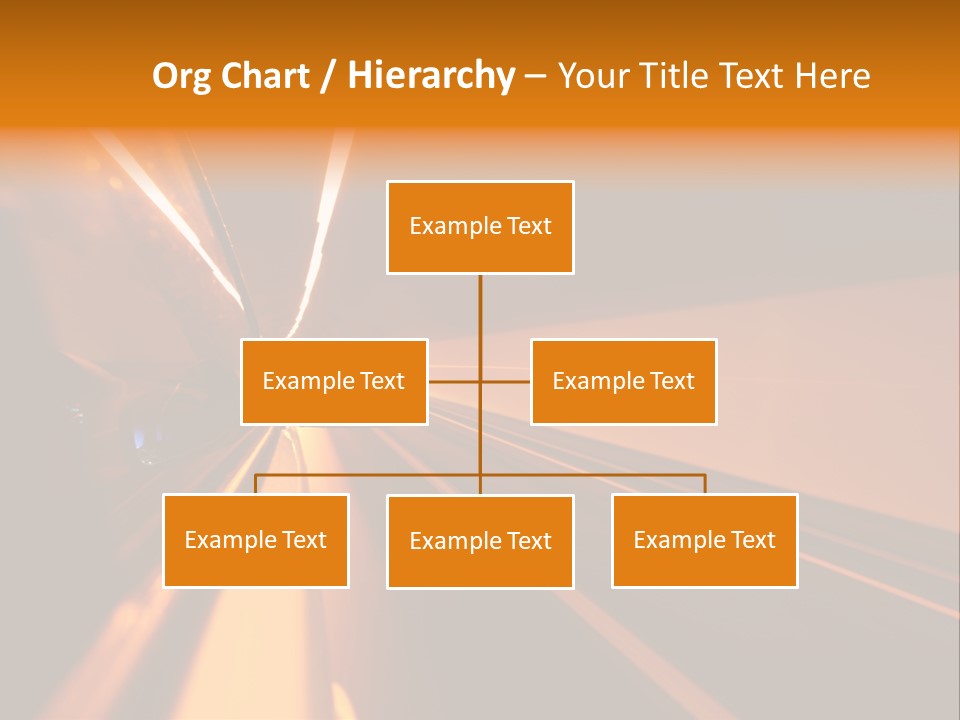 Light Blur Night PowerPoint Template