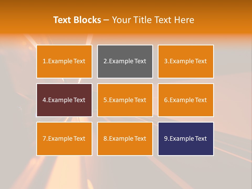 Light Blur Night PowerPoint Template