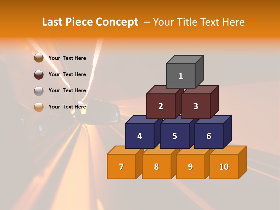 Light Blur Night PowerPoint Template