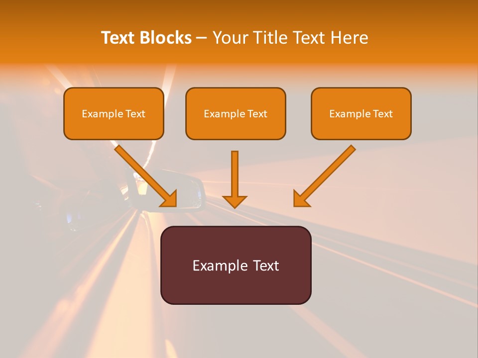 Light Blur Night PowerPoint Template