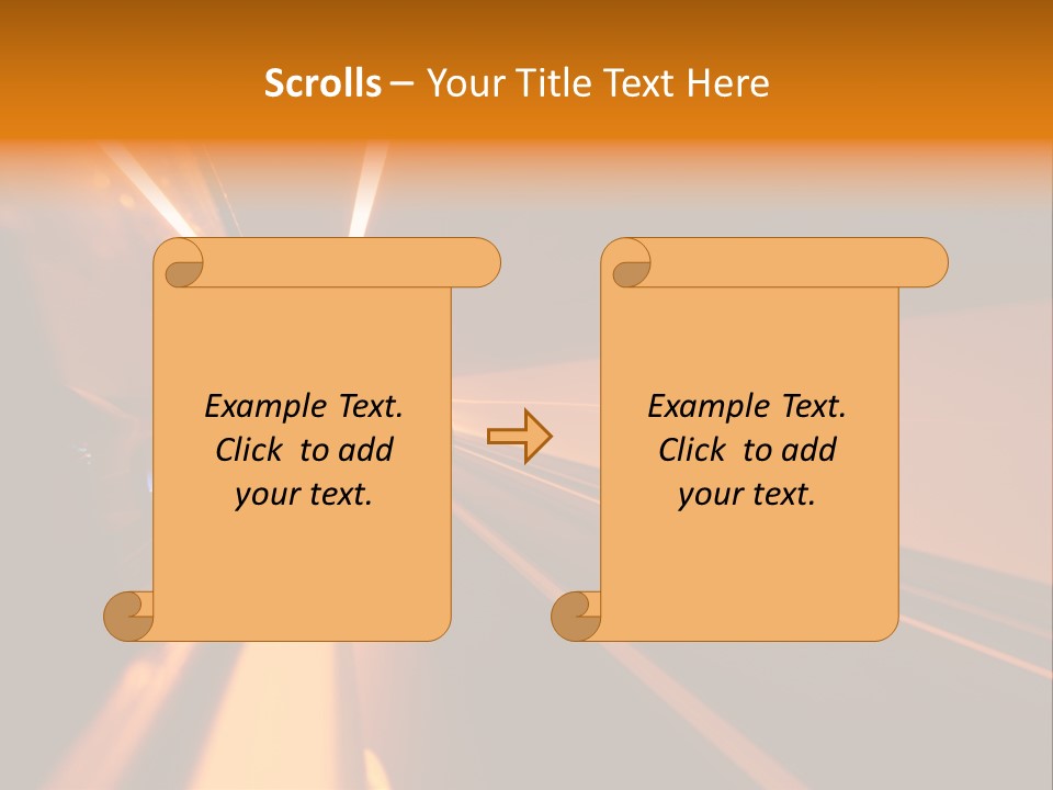 Light Blur Night PowerPoint Template