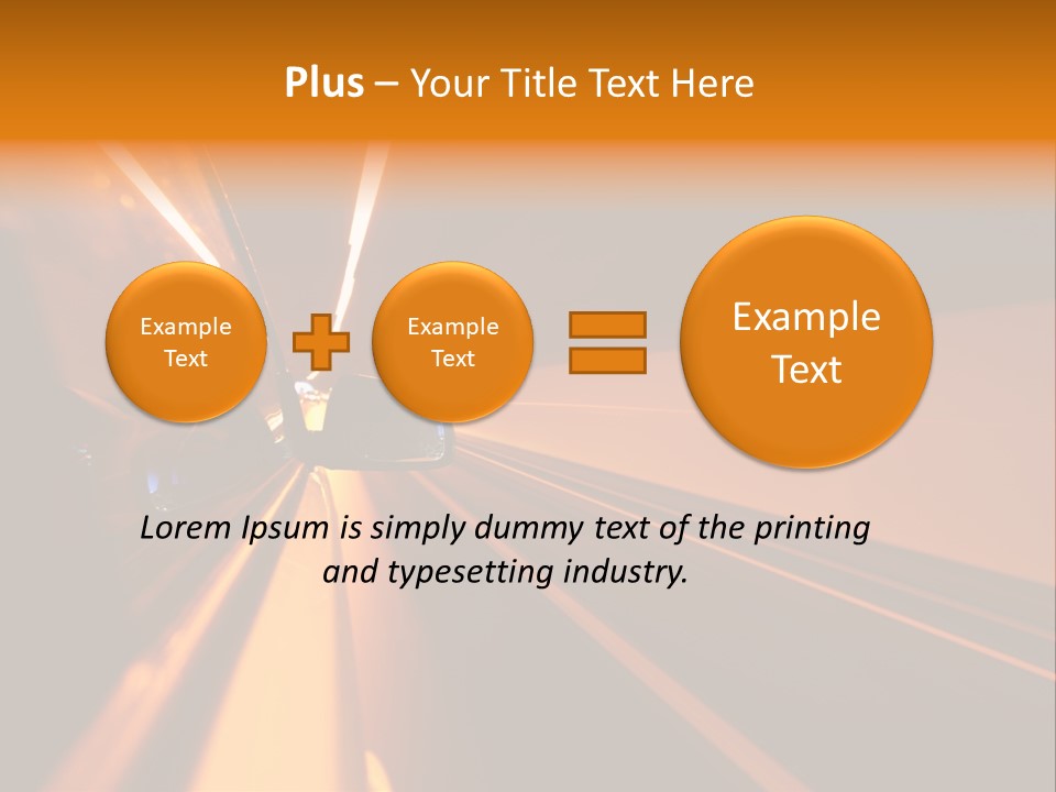 Light Blur Night PowerPoint Template