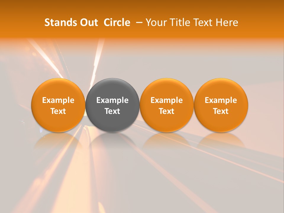 Light Blur Night PowerPoint Template