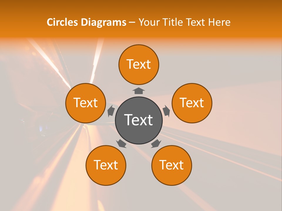 Light Blur Night PowerPoint Template