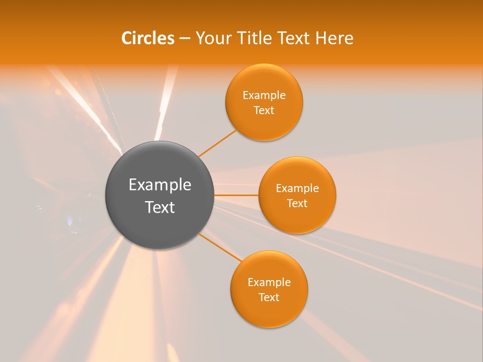 Light Blur Night PowerPoint Template