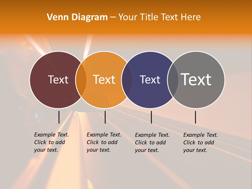 Light Blur Night PowerPoint Template