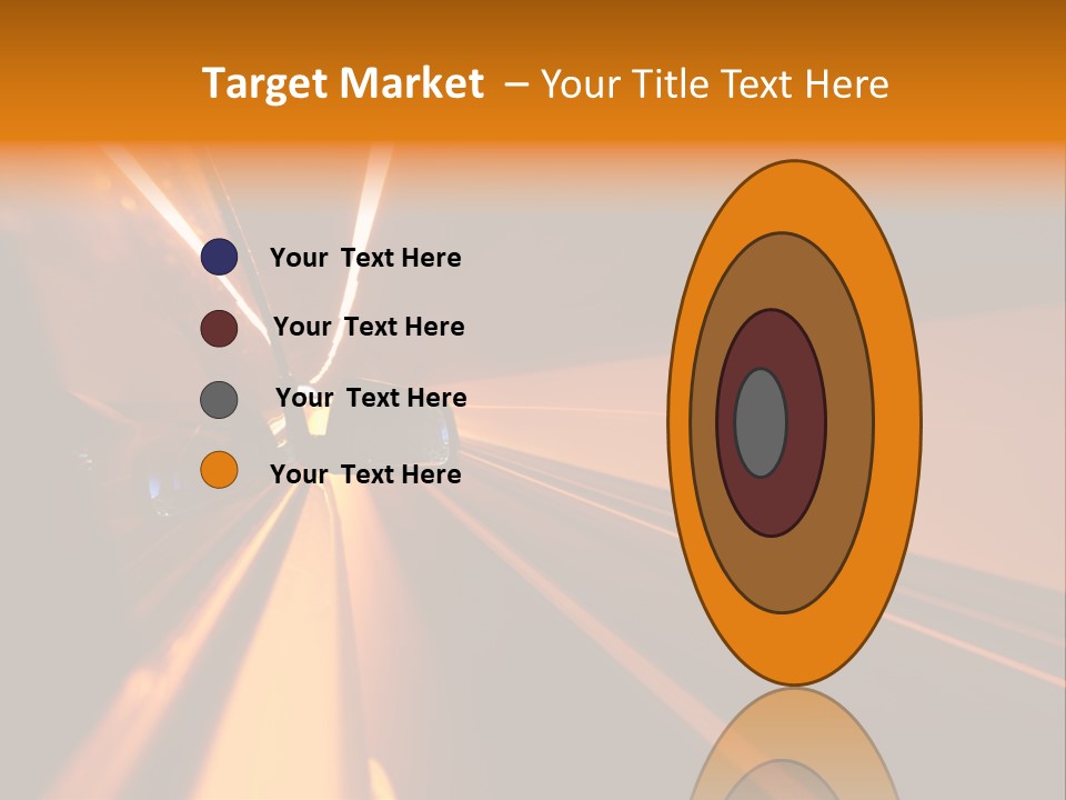 Light Blur Night PowerPoint Template