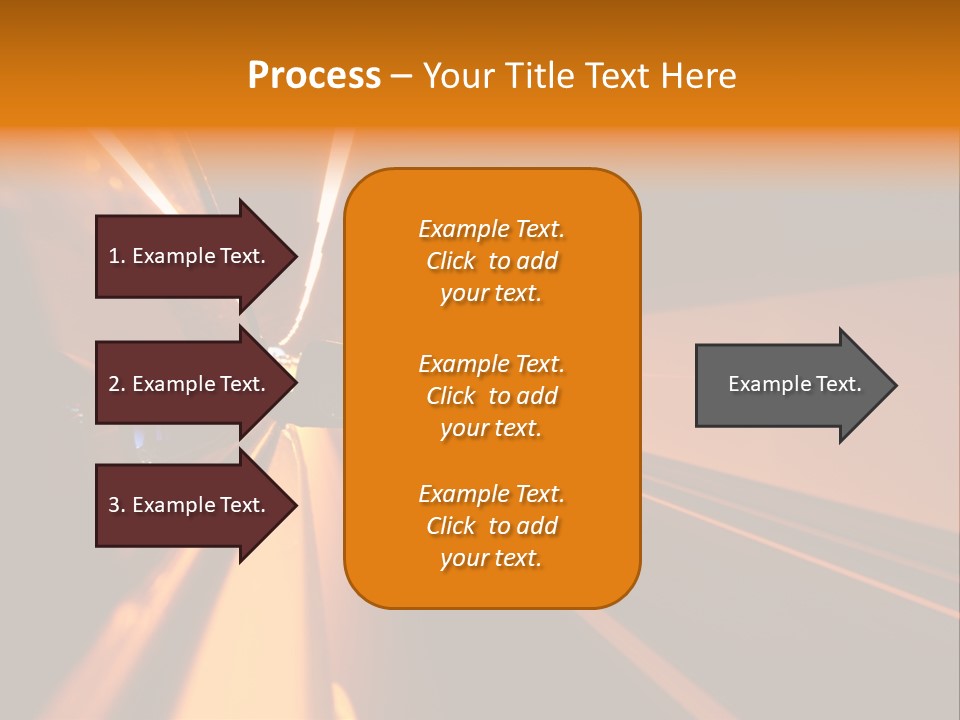 Light Blur Night PowerPoint Template