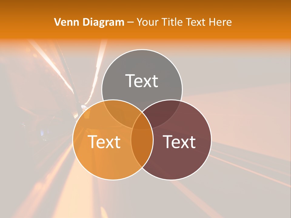 Light Blur Night PowerPoint Template