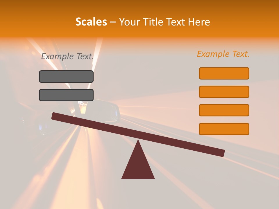Light Blur Night PowerPoint Template
