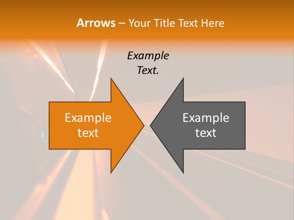 Light Blur Night PowerPoint Template