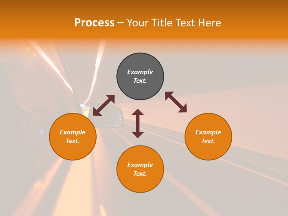 Light Blur Night PowerPoint Template